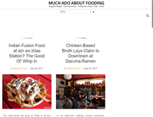 Tablet Screenshot of muchadoaboutfooding.com